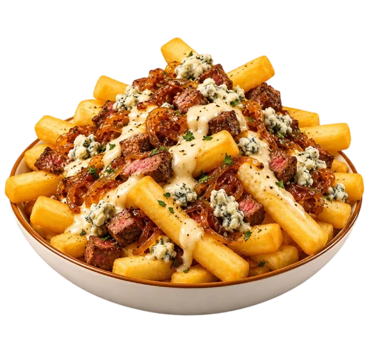 Blue Cheese & Caramelized Onion Steakhouse Fries
