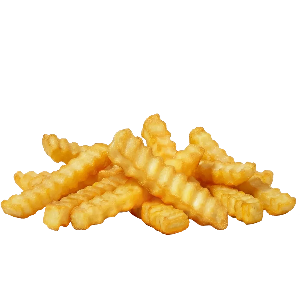Crinkle cut fries