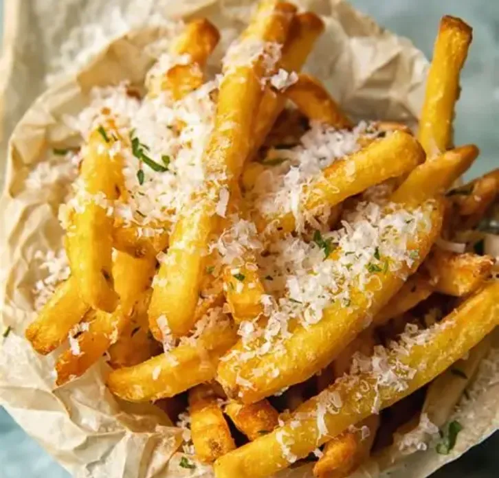 Cheesy Truffle Skin On Thin Fries
